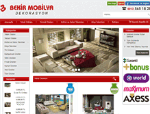 Tablet Screenshot of bekirmobilya.net